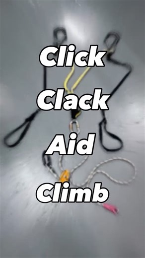 Peter Hancock on Instagram: "Click Clack Aid Climb Aid climb set ups don’t get much better than this! Two ‘long’ Cows Tails replaced by Fall Arrest lanyards - Connected to the correct sternal point on your harness, means you technically haven’t got everything on one ‘point’ and… they’re designed to take a whipper! Short link - @petzl_professional grillion - probably the best lanyard… in the world! It’s adjustable, even when loaded, so is great for tweaking your position, and makes a potentially 