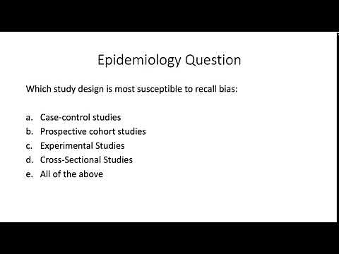 Epidemiology Question