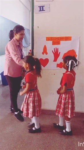 welcome of students # 1st day # school #students