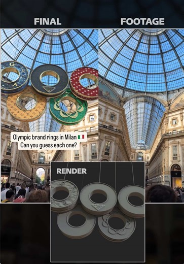 Breakdown of the Olympic Luxury Rings in Milan