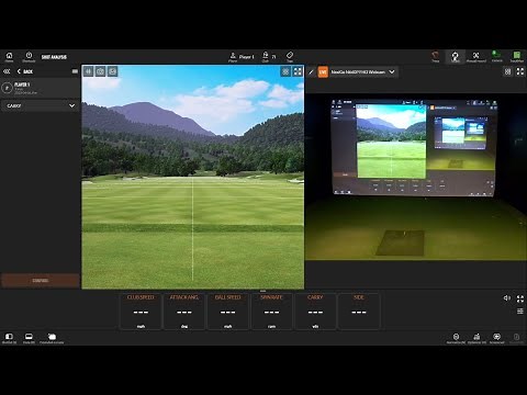 Trackman - Setup shot analysis with camera and tracer