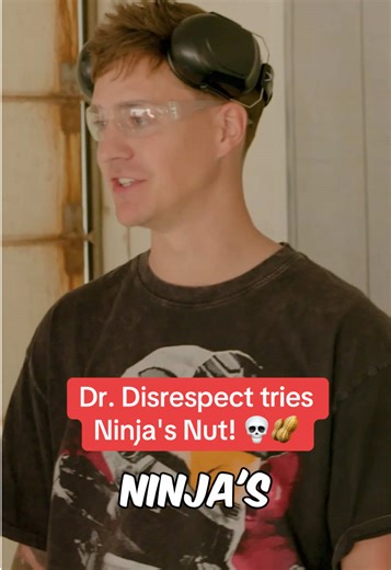 Dr. Disrespect Tries Ninja Nut - A Healthy Alternative