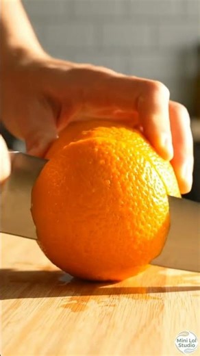 Perfect Orange Cut That Feels Unreal 😳🍊