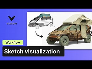 How to Visualize Sketches Like Never Before! - Vizcom Workflow Tutorial