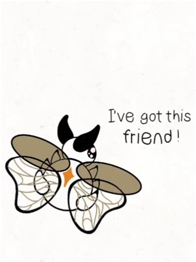Returning from a Cold Winter: Snuggles and Moth Companions