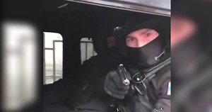 Watch: Road-Raged Man Confronts Vehicle, Finds Russian Soldiers Ready for a Fight