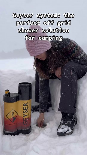 Geyser Systems: Off-Grid Shower Solutions for Winter Camping