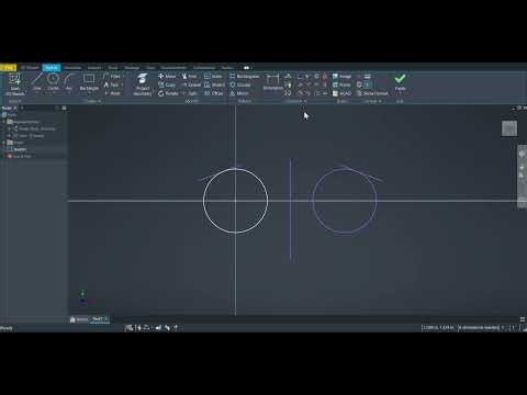 AutoCAD Inventor Tutorial #5 | Scaling, Tangent, Fix, Mirror & Auto Dimension | Hindi