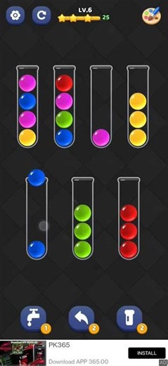 ball sort gameplay new game #ballsortpuzzle #ballsortpuzzlegameplay