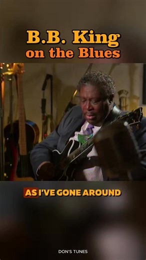 360K views · 15K reactions | B. B. King shares his view of the blues during an interview from the DVD "B. B. King Blues Summit". #blues #bluesmusic #bbking #interview #bluesguitar #guitarist | Don's Tunes | Facebook