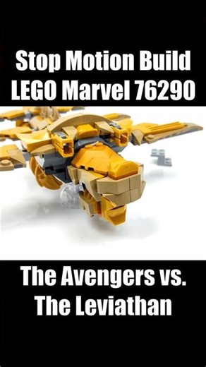 [Short Stop Motion] LEGO 76290 The Avengers vs. The Leviathan - head build