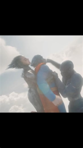 Superman vs engineer and ultra man | loucra letal slowed | #superman #superman2025 #dc #dccomics