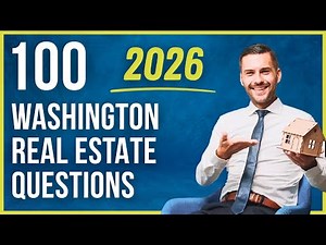 Washington Real Estate Exam 2026 (100 Questions with Explained Answers)