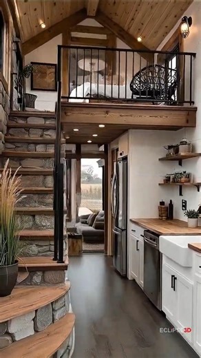 This Tiny House Loft Feels Bigger Than It Looks 😍