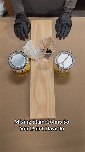 Varathane® on Instagram: "Pt.17 of our stain mixing series! Let us know in the comments what colors you want to see!🪵 #Varathane #VarathaneIt #WoodStain #WoodWorking #StainColor #StainMixing #ColorMixing #StainTips"