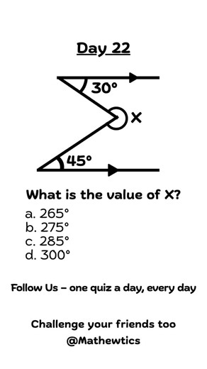 Mathewtics on Instagram: "Daily Challenge 22 Can you find the value of X? #mathproblems #math #maths #brain #puzzle"