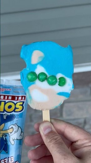 Sonic Popsicle With 4 Gumball Eyes?!