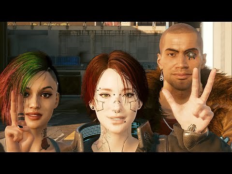 beautiful V female Character Creation (Cyberpunk 2077)