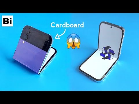 Diy Galaxy Z Flip 4 in Cardboard | How To Make