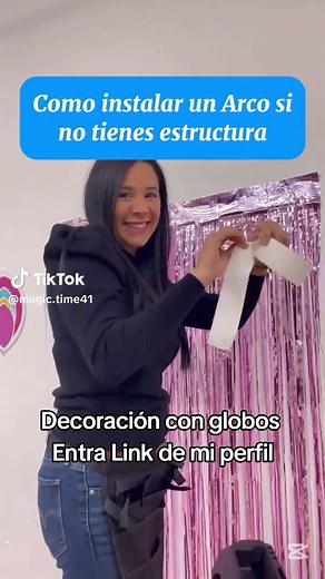 Cómo instalar un arco de globos sin estructura