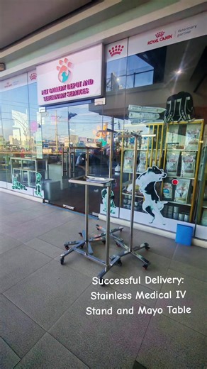 Upgrade Your Vet Practice with Custom Stainless IV Stand