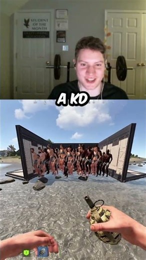 Grenade vs 100 players in Rust #rust #rustgrenade #rustconsole #rustpvp #rustlegend