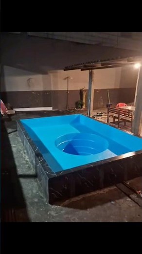 How to build a swimming pool from a water tank.