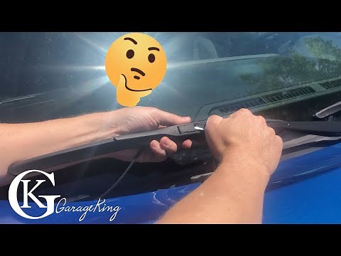 Save money, use wiper blade inserts (Toyota Tacoma shown)