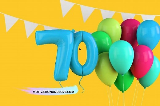 70th Birthday Wishes for Boss - Motivation and Love