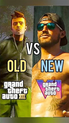 What GTA Was Looked Like 20 Years Ago vs Now #shorts