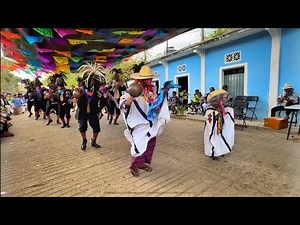 Danza de los Tejorones del barrio San Miguel, Municipio de San Juan Colorado, Oaxaca 2024 🪇🎭