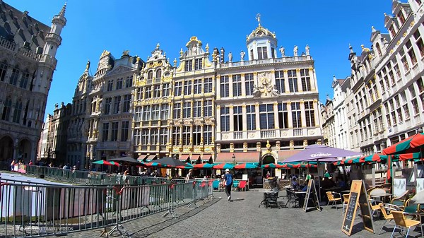 Brussels City Walk – Historic Streets and Landmarks in Belgium (4K)