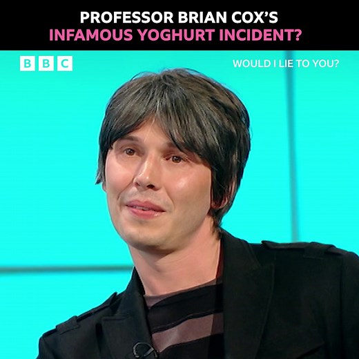 Brian Cox: "I once caused the Hadron Collider to be shut down after I spilt yoghurt in it." - | Would I Lie To You?