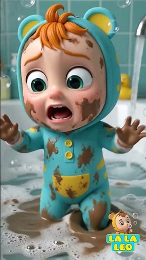 Kids Learn Good Habit | Baby Bath Song | Nursery Baby Cartoon 👶✨ | #kidssongs #shorts