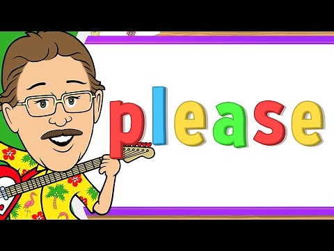 I Love Learning Sight Words | Please | Jack Hartmann Sight Words