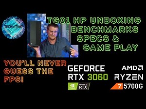 HP Pavilion Gaming Desktop TG01 2167z Unboxing Benchmarks & Game Play | Ryzen 7 5700G & A RTX 3060