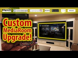 Custom Home Theater Installation | Sony 4K Laser Projector, Kaleidescape, Control4, Triad, Klipsch!