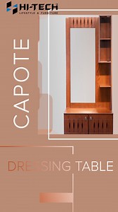 HI-TECH Beautiful Dressing Table Capote. For More Information Visit- https://www.hi-tech.com.bd/product/hi-tech-dressing-table-capote/. #HitechFurniture #FurnitureCollection | HI-TECH Furniture