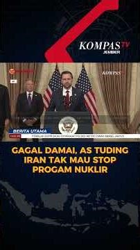 Gagal Damai! AS Tuding Iran Menolak Hentikan Program Nuklir Usai Negosiasi 21 Jam