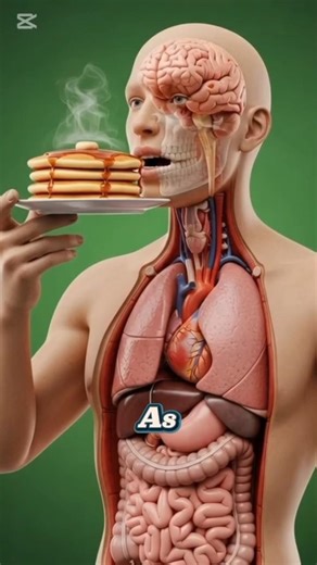 What Happens Inside Your Body After Eating Pancakes? | 3D Medical Animation