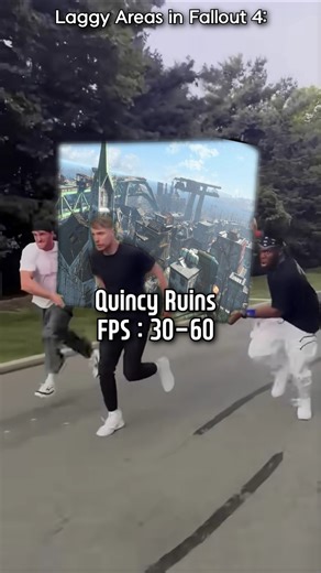 Laggy Areas in Fallout 4.