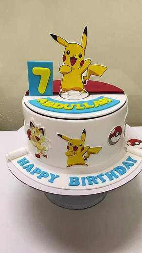 Easy Pokemon Kids’ Birthday Cake Design for Beginners | Daily Cake TV | Facebook