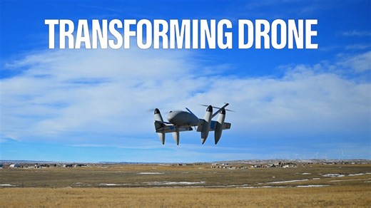 Vertical lift, fixed-wing flight: Get a look at PteroDynamics' transwing aircraft