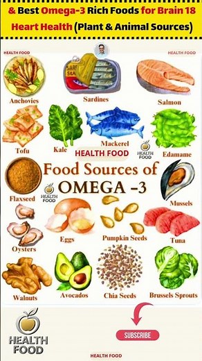 18 Best Omega-3 Rich Foods for Brain & Heart Health (Plant & Animal Sources)