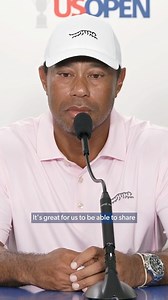 315K views · 3.1K reactions | Meaningful memories for the Woods family ❤️ Tiger Woods speaks on how special it is to have his son Charlie inside the ropes with him this week at the U.S. Open Championship. | PGA TOUR | Facebook
