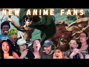 ANIME NEWBIES REACT TO " HERO " LEVI VS BEAST TITAN ATTACK ON TITAN SEASON 3 EPISODE 17 REACTION