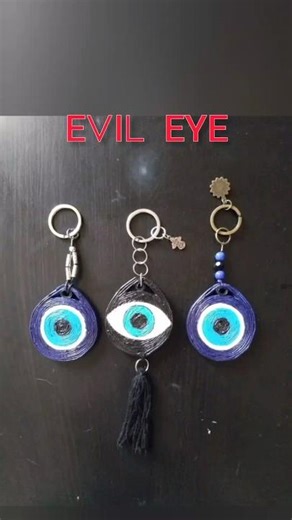 DIY Evil Eye Keychain Tutorial: Easy Handmade Nazar Charm
