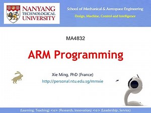 MA4832 Lecture 4 ARM Programming
