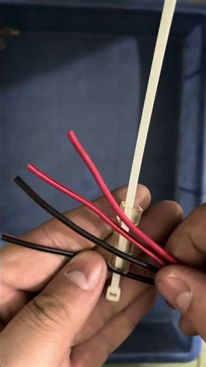 Turning common parts into a low-cost, professional wire organizer.