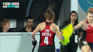 Halfway there for Poland in the bronze medal match of the FIH #Hockey5s Women’s World Cup, as they take a comfortable 2 goal lead into the half-time thanks to a brace by Amelia Katerla. 🥉 🏆 📱Second half begins shortly. Download the https://watch.hockey/ app to stream the game LIVE! #Hockey5s #Poland #POLvRSA #Hockey #HockeyEquals #HockeyInvites | International Hockey Federation (FIH)